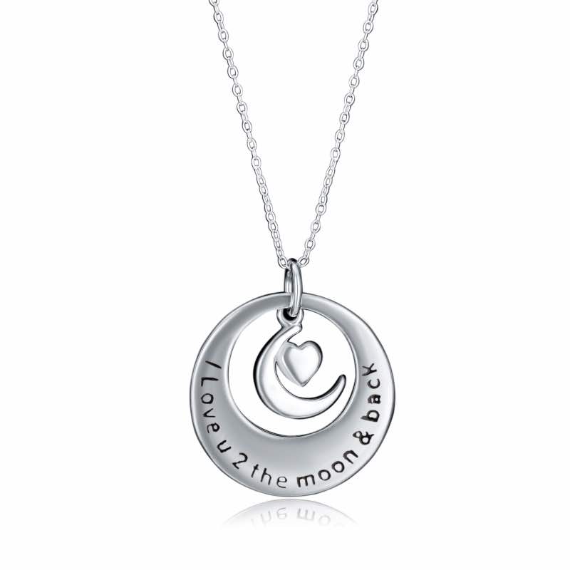 The Love You to the Moon Necklace